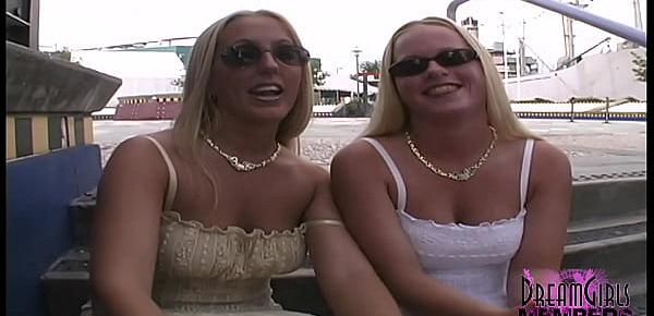  Two Blondes Bare Tits Ass And Pussy Around Tampa